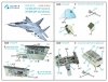 Quinta Studio QDS-32175 MiG-29 9-12 Fulcrum A 3D-Printed & coloured Interior on decal paper (Trumpeter) (Small version) 1/32